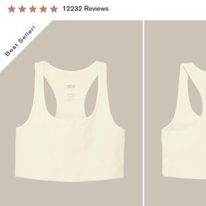 Size S White Girlfriend Ivory Paloma Bra